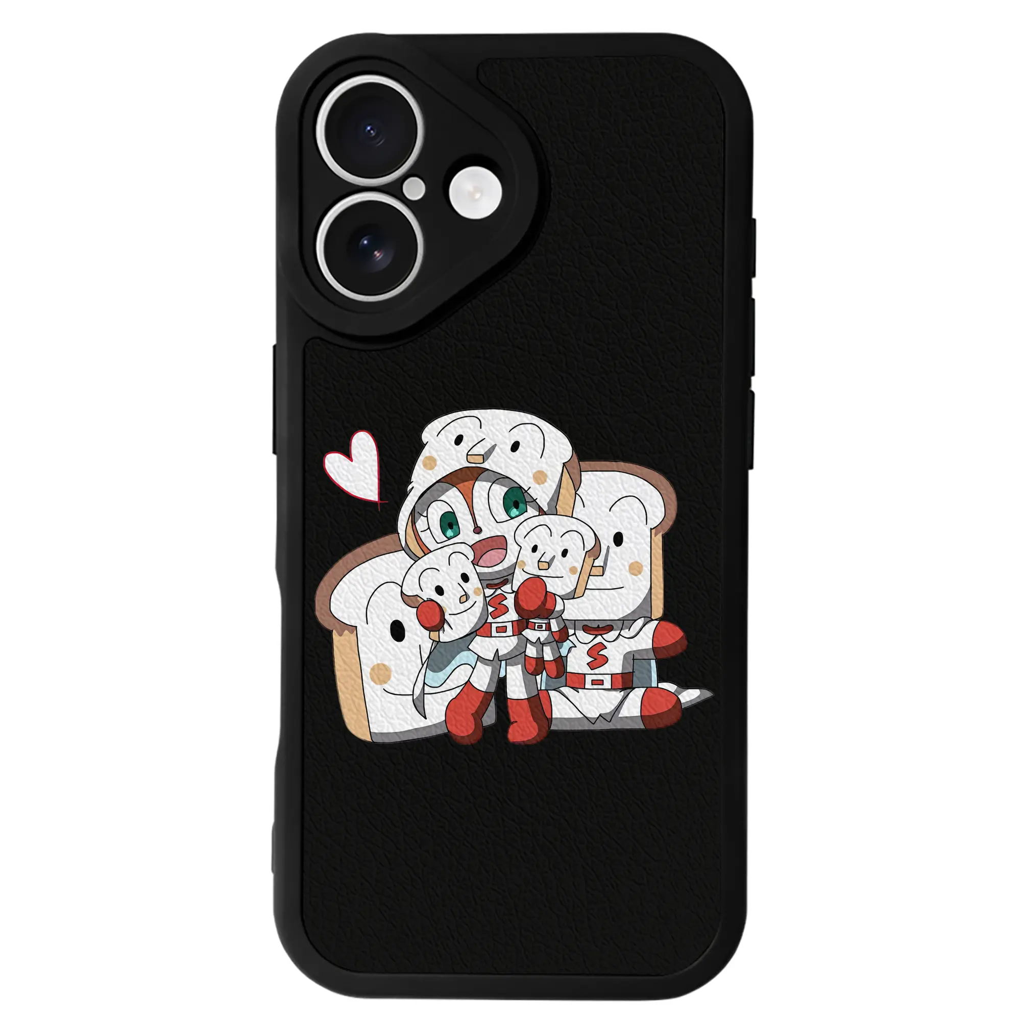 アンパンマン グッズ,しょくぱんまん - IPhone 16シリーズ対応 ・ シリコンスマホケース ・ レザー調 ・ 高精度フィット ・ 耐衝撃 ・ ワイヤレス充電対応 ・ 精密カット